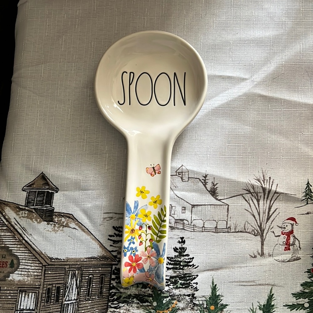 Rae Dunn spoon rest new spring design.